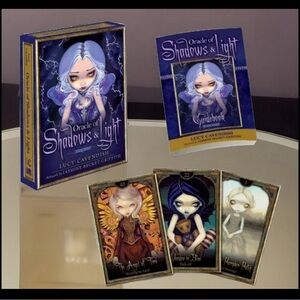 Oracle of Shadows & Light by Lucy Cavendish Cards, Guidebook in Box